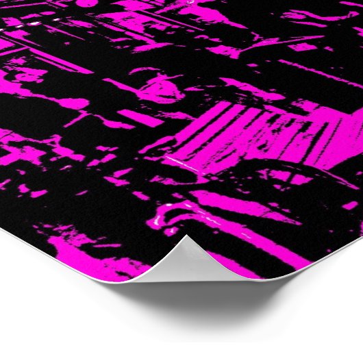 martinstor freiburg pink poster (Hoek)