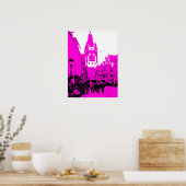 martinstor freiburg pink poster (Keuken)