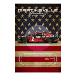 Martinsville Speedway Perfect Poster