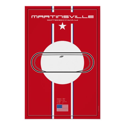 Martinsville Speedway Perfect Poster (Voorkant)
