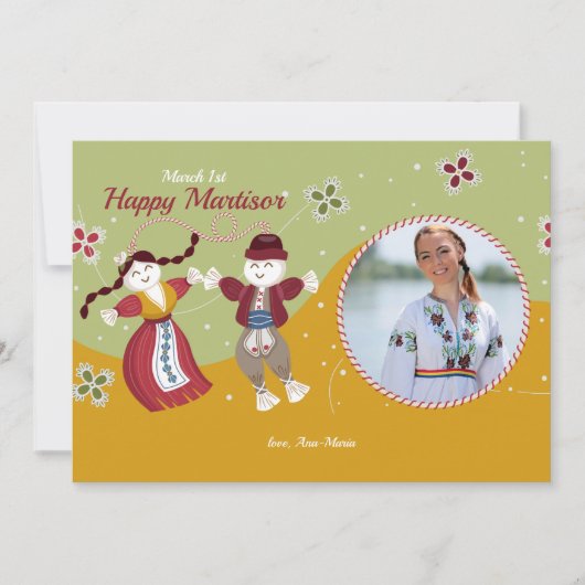 Martisor Dolls Foto Wenskaart (Voorkant)