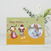 Martisor Dolls Foto Wenskaart (Staand voorkant)