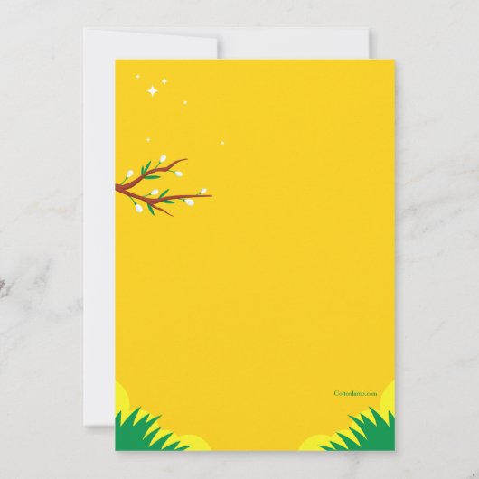 Martisor Wenskaart (Achterkant)