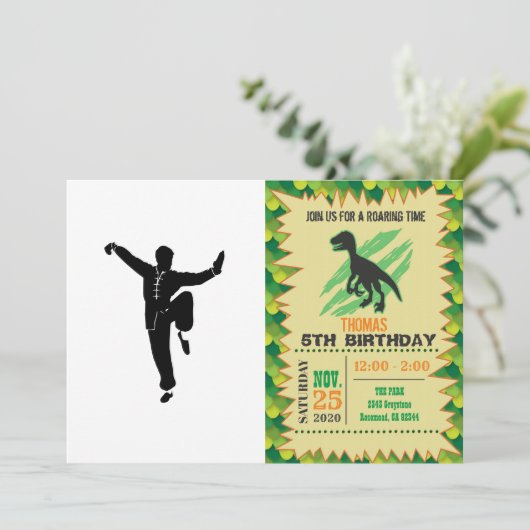 Martistische artiesten - Kies achtergrondkleur Kaart (Staand voorkant)