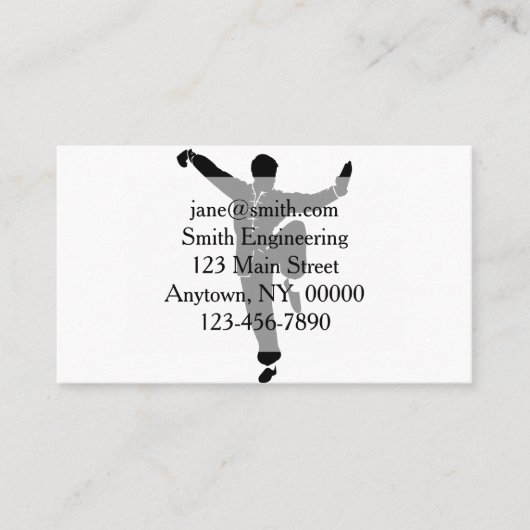 Martistische artiesten - Kies achtergrondkleur Visitekaartje (Voorkant)