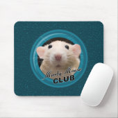 Marty Mouse Club Mousepad met achtergrond Muismat (Met muis)
