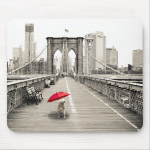 Marty Mouse op de Muismat van de Brooklyn Bridge