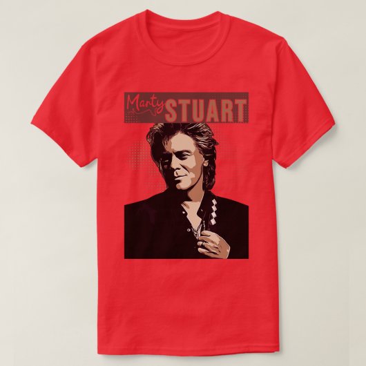 Marty stuart t-shirt (Design voorkant)