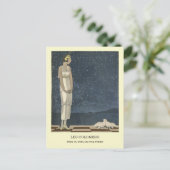 Marty The Doves Art Deco Mode Illustratie Briefkaart (Staand voorkant)