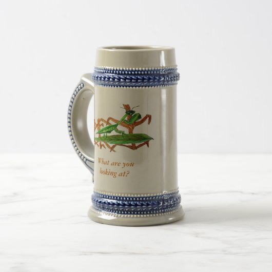 Marty the Praying Mantis Bierpul (Voorkant links)