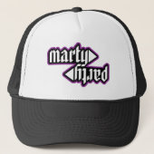 MartyParty 2012 Logo Trucker Pet (Voorkant)