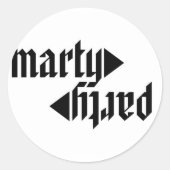 MartyParty Stickers (Voorkant)