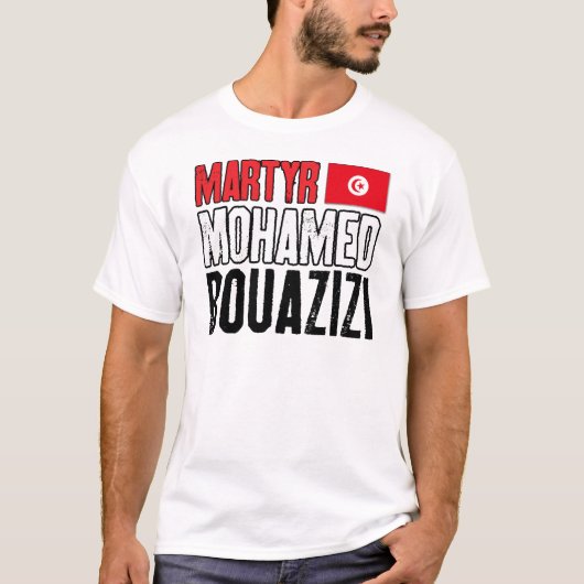 Martyr Mohamed Bouazizi T-shirt (Voorkant)