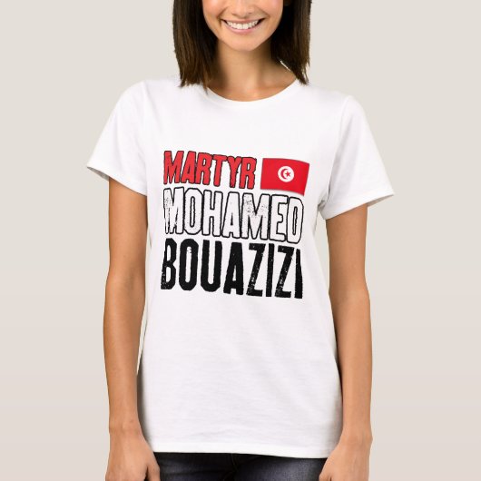 Martyr Mohamed Bouazizi T-shirt (Voorkant)