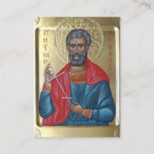 Martyr Romanus Deacon of Caesarea Prayer Card Plaatskaartje (Voorkant)