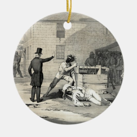 Martyrdom Joseph & Hiram Smith in Carthage Jail Keramisch Ornament (Voorkant)