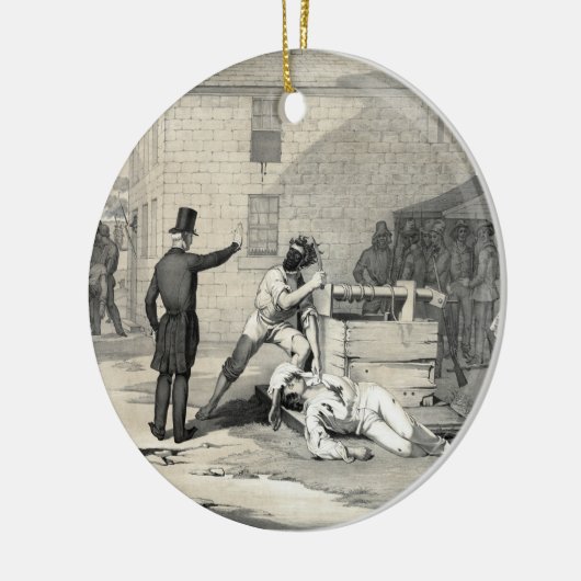 Martyrdom Joseph & Hiram Smith in Carthage Jail Keramisch Ornament (Links)