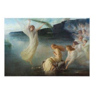 Martyrdom Saint Christina door Vicente Palmaroli Foto Afdruk