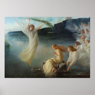 Martyrdom Saint Christina door Vicente Palmaroli Poster