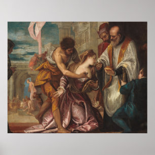 Martyrdom Saint Lucy - Veronese Fine Art Poster