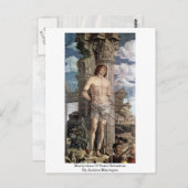 Martyrdom Saint Sebastian door Andrea Mantegna Briefkaart (Voorkant / Achterkant)