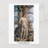 Martyrdom Saint Sebastian door Andrea Mantegna Briefkaart (Voorkant)