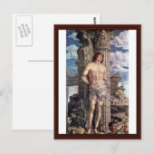 Martyrdom Saint Sebastian door Andrea Mantegna Briefkaart (Voorkant / Achterkant)