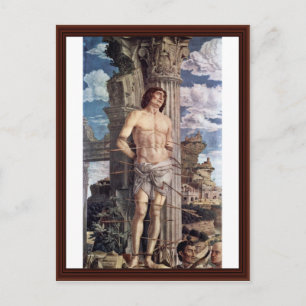 Martyrdom Saint Sebastian door Andrea Mantegna Briefkaart