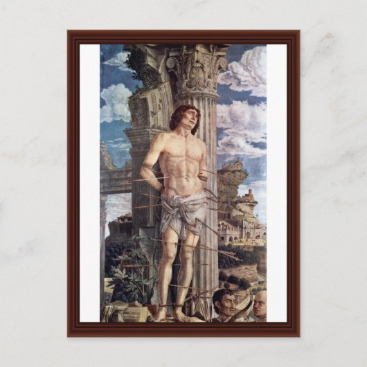 Martyrdom Saint Sebastian door Andrea Mantegna Briefkaart (Voorkant)