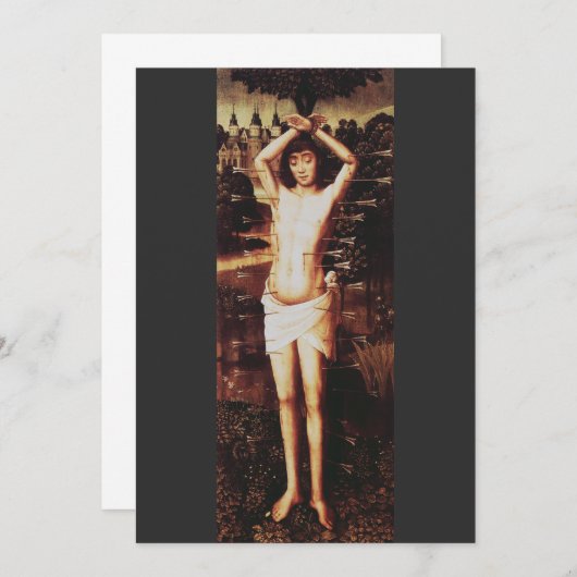Martyrdom Saint Sebastian Kaart (Voorkant / Achterkant)