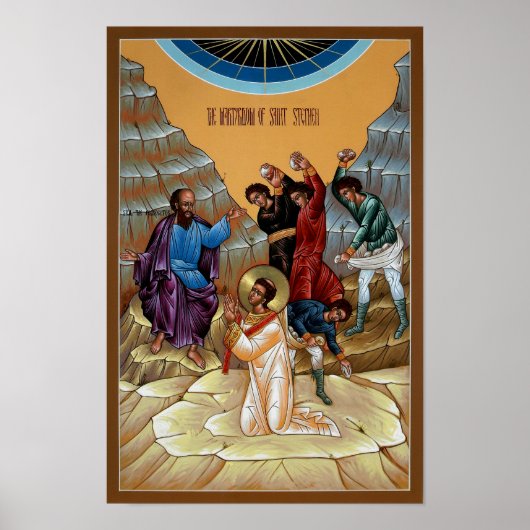 Martyrdom Saint Stephen Poster (Voorkant)