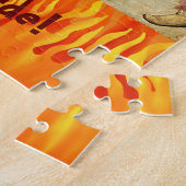 Martyrdom St. Lawrence, met twee nonnen (M 022) Legpuzzel (Zijkant)