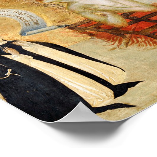 Martyrdom St. Lawrence, met twee nonnen (M 022) Poster (Hoek)