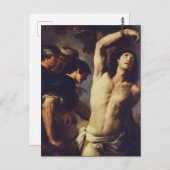 Martyrdom St Sebastian door Andrea Vaccaro Briefkaart (Voorkant / Achterkant)