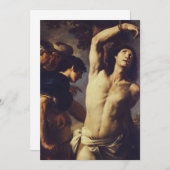 Martyrdom St Sebastian door Andrea Vaccaro Kaart (Voorkant / Achterkant)