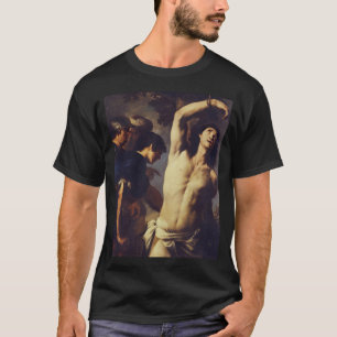 Martyrdom St Sebastian door Andrea Vaccaro T-shirt