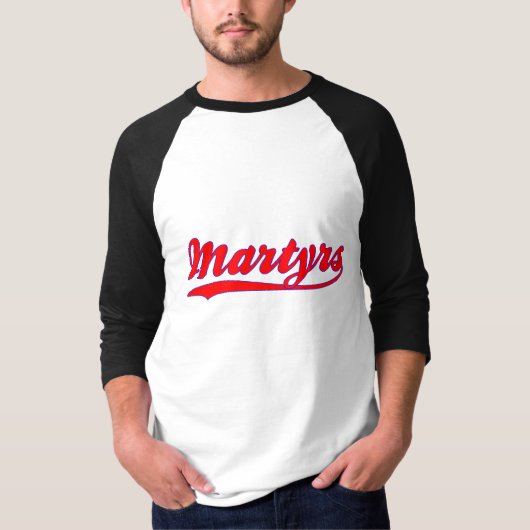 Martyrs Faux Baseball Jersey T-Shirt (Voorkant)