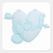 martysupreme vierkante sticker (Voorkant)