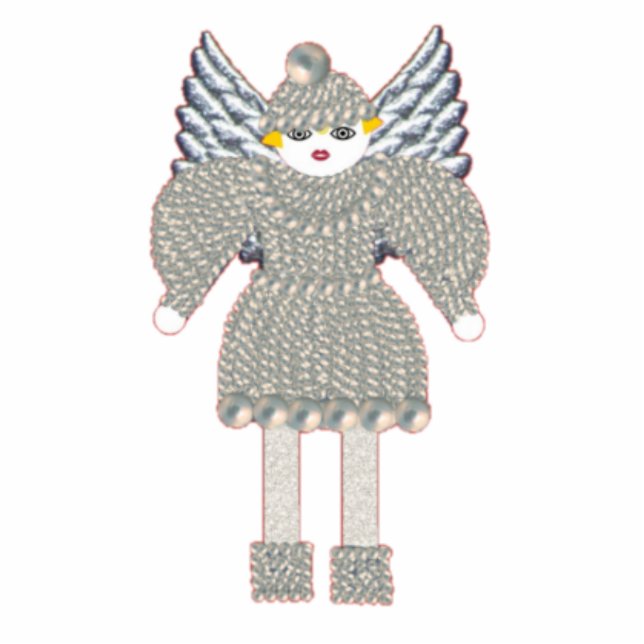 Martzkin Angel Ornament Fotobeeldje Ornament (Voorkant)