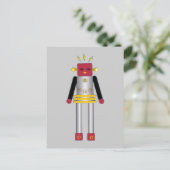 Martzkins Boy Robot Briefkaart © 2012 M. Martz (Staand voorkant)