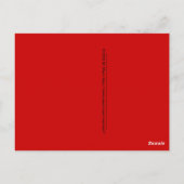 Martzkins Boy Robot Briefkaart © 2012 M. Martz (Achterkant)