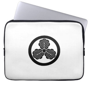 Maru met drie kashiwa laptop sleeve