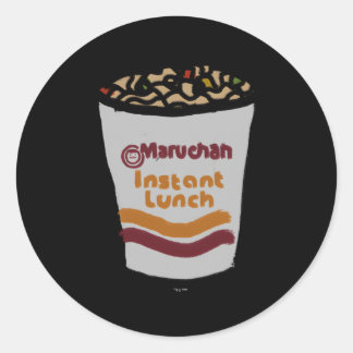 Maruchan Instant Lunch Ra Noodle Doodle Ronde Sticker