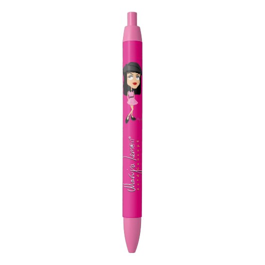 Marujita Lemon Blauwe Inkt Pen (Voorkant Verticaal)