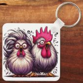 "Marv & Mary Silkie" Duo Aluminum Keychain (Achterkant)