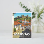Marvao Portugal Reizen Briefkaart (Staand voorkant)