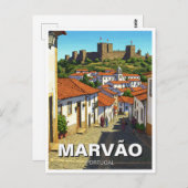 Marvao Portugal Reizen Briefkaart (Voorkant / Achterkant)
