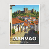 Marvao Portugal Reizen Briefkaart (Voorkant)
