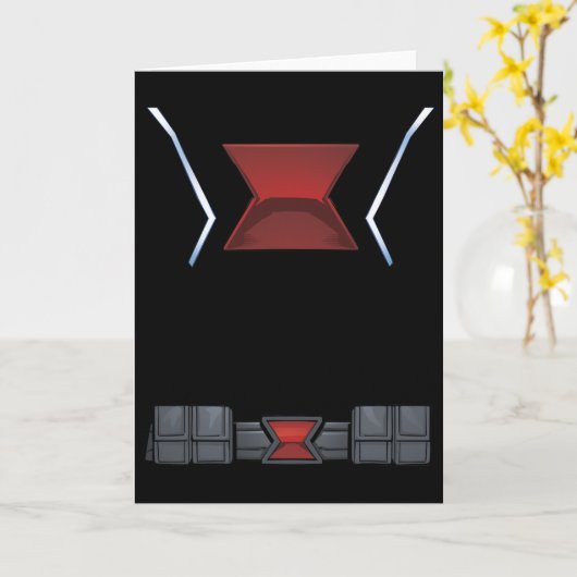 Marvel Avengers Clic Halloween Black Widow kostuum Kaart (Gele Bloem)