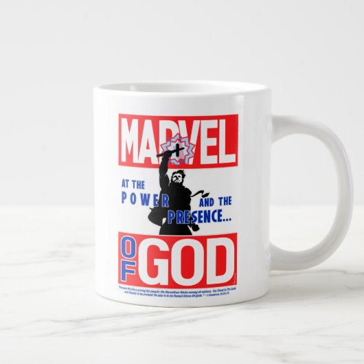 Marvel bij de presentie Parody Grote Koffiekop (Rechts)